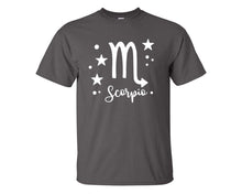 將圖片載入圖庫檢視器 Scorpio custom t shirts, graphic tees. Charcoal t shirts for men. Charcoal t shirt for mens, tee shirts.