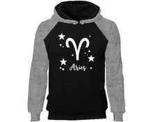 將圖片載入圖庫檢視器 Aries Zodiac Sign hoodie. Grey Black Hoodie, hoodies for men, unisex hoodies