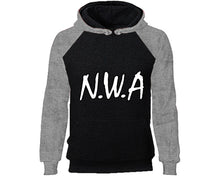 Load image into Gallery viewer, NWA designer hoodies. Grey Black Hoodie, hoodies for men, unisex hoodies