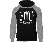 將圖片載入圖庫檢視器 Scorpio Zodiac Sign hoodie. Grey Black Hoodie, hoodies for men, unisex hoodies