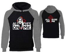 Load image into Gallery viewer, All Eyes On Me designer hoodies. Grey Black Hoodie, hoodies for men, unisex hoodies