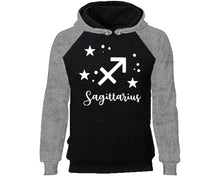 將圖片載入圖庫檢視器 Sagittarius Zodiac Sign hoodie. Grey Black Hoodie, hoodies for men, unisex hoodies