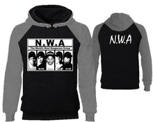 將圖片載入圖庫檢視器 NWA designer hoodies. Grey Black Hoodie, hoodies for men, unisex hoodies