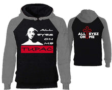 將圖片載入圖庫檢視器 All Eyes On Me designer hoodies. Grey Black Hoodie, hoodies for men, unisex hoodies