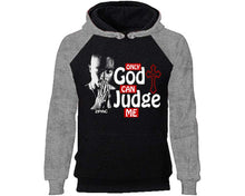 Load image into Gallery viewer, Only God Can Judge Me designer hoodies. Grey Black Hoodie, hoodies for men, unisex hoodies