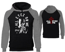 Load image into Gallery viewer, All Eyes On Me designer hoodies. Grey Black Hoodie, hoodies for men, unisex hoodies