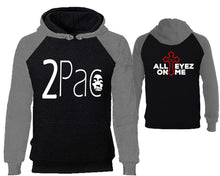 將圖片載入圖庫檢視器 Rap Hip-Hop R&B designer hoodies. Grey Black Hoodie, hoodies for men, unisex hoodies