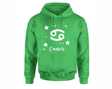 Load image into Gallery viewer, Cancer Zodiac Sign hoodies. Irish Green Hoodie, hoodies for men, unisex hoodies
