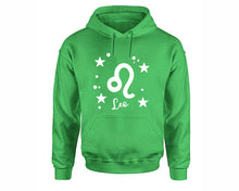 Load image into Gallery viewer, Leo Zodiac Sign hoodies. Irish Green Hoodie, hoodies for men, unisex hoodies