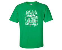 Load image into Gallery viewer, Mistakes Are Proof That You Are Trying custom t shirts, graphic tees. Irish Green t shirts for men. Irish Green t shirt for mens, tee shirts.