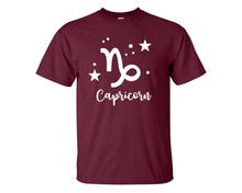 將圖片載入圖庫檢視器 Capricorn custom t shirts, graphic tees. Maroon t shirts for men. Maroon t shirt for mens, tee shirts.