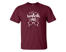 Load image into Gallery viewer, I Can and I Will Watch Me custom t shirts, graphic tees. Maroon t shirts for men. Maroon t shirt for mens, tee shirts.