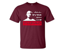 Load image into Gallery viewer, All Eyes On Me custom t shirts, graphic tees. Maroon t shirts for men. Maroon t shirt for mens, tee shirts.