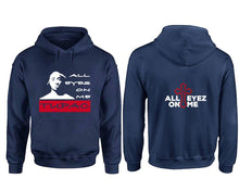 將圖片載入圖庫檢視器 All Eyes On Me hoodie. Navy Blue Hoodie, hoodies for men, unisex hoodies