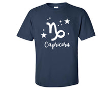 將圖片載入圖庫檢視器 Capricorn custom t shirts, graphic tees. Navy Blue t shirts for men. Navy Blue t shirt for mens, tee shirts.