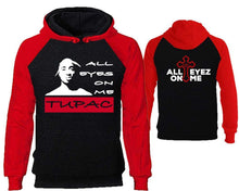 將圖片載入圖庫檢視器 All Eyes On Me designer hoodies. Red Black Hoodie, hoodies for men, unisex hoodies