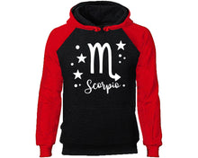 將圖片載入圖庫檢視器 Scorpio Zodiac Sign hoodie. Red Black Hoodie, hoodies for men, unisex hoodies