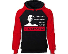 將圖片載入圖庫檢視器 All Eyes On Me designer hoodies. Red Black Hoodie, hoodies for men, unisex hoodies