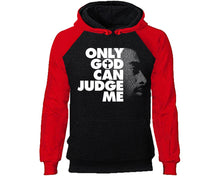 Load image into Gallery viewer, Only God Can Judge Me designer hoodies. Red Black Hoodie, hoodies for men, unisex hoodies