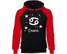 將圖片載入圖庫檢視器 Cancer Zodiac Sign hoodie. Red Black Hoodie, hoodies for men, unisex hoodies