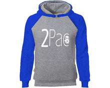 將圖片載入圖庫檢視器 Rap Hip-Hop R&B designer hoodies. Royal Blue Grey Hoodie, hoodies for men, unisex hoodies