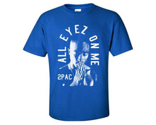 Load image into Gallery viewer, All Eyes On Me custom t shirts, graphic tees. Royal Blue t shirts for men. Royal Blue t shirt for mens, tee shirts.