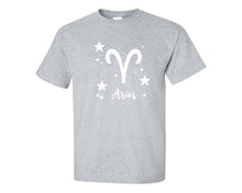Load image into Gallery viewer, Aries custom t shirts, graphic tees. Sports Grey t shirts for men. Sports Grey t shirt for mens, tee shirts.