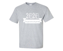 Load image into Gallery viewer, Shit Got Real custom t shirts, graphic tees. Sports Grey t shirts for men. Sports Grey t shirt for mens, tee shirts.