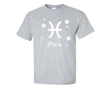 Load image into Gallery viewer, Pisces custom t shirts, graphic tees. Sports Grey t shirts for men. Sports Grey t shirt for mens, tee shirts.