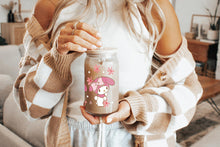 Load image into Gallery viewer, My Melody Tumbler Glass Cup With Lid And Straw
