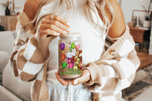 Cargar imagen en el visor de la galería, Wini The Pooh Tumbler Glass Cup With Lid And Straw
