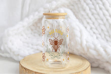 이미지를 갤러리 뷰어에 로드 , Bee Kind 16oz Tumbler Cup With Bamboo Lid And Straw, 
