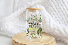 이미지를 갤러리 뷰어에 로드 , Crazy Plant Lady 16oz Tumbler Cup With Bamboo Lid And Straw, 
