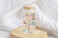 Görseli Galeri görüntüleyiciye yükleyin, Deserve Good Thing 16oz Tumbler Cup With Bamboo Lid And Straw, 
