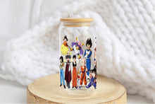 이미지를 갤러리 뷰어에 로드 , Dragon Ball Tumbler Glass Cup With Lid And Straw
