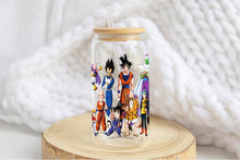 이미지를 갤러리 뷰어에 로드 , Dragon Ball Tumbler Glass Cup With Lid And Straw
