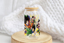 Charger l&#39;image dans la galerie, Dragon Ball Tumbler Glass Cup With Lid And Straw
