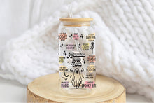 Charger l&#39;image dans la galerie, Ghosts Affirmation 16oz Tumbler Cup With Bamboo Lid And Straw, 
