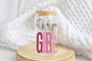 Girl math 16oz Tumbler Cup With Bamboo Lid And Straw, 