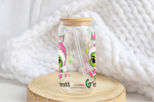 將圖片載入圖庫檢視器 Grinchmas 16oz Tumbler Cup With Bamboo Lid And Straw, 
