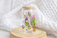 이미지를 갤러리 뷰어에 로드 , Grinch Era 16oz Tumbler Cup With Bamboo Lid And Straw, 
