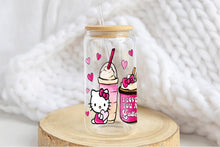 Charger l&#39;image dans la galerie, Hello Kitty 16oz Tumbler Cup With Bamboo Lid And Straw, 
