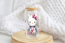 Charger l&#39;image dans la galerie, Hello Kitty 16oz Tumbler Cup With Bamboo Lid And Straw, 
