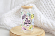 Charger l&#39;image dans la galerie, Mental Breakdown 16oz Tumbler Cup With Bamboo Lid And Straw, 
