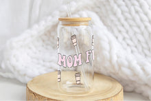 將圖片載入圖庫檢視器 Mom Fuel 16oz Tumbler Cup With Bamboo Lid And Straw, 
