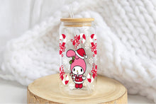 Charger l&#39;image dans la galerie, My Melody 16oz Tumbler Cup With Bamboo Lid And Straw, 
