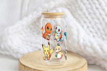 Görseli Galeri görüntüleyiciye yükleyin, Pokemon 16oz Tumbler Cup With Bamboo Lid And Straw, 
