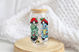 Pokemon 16oz Tumbler Cup With Bamboo Lid And Straw, 