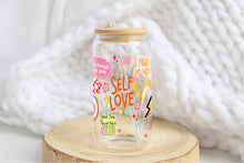 Görseli Galeri görüntüleyiciye yükleyin, Self Love 16oz Tumbler Cup With Bamboo Lid And Straw, 
