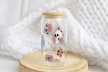 將圖片載入圖庫檢視器 Skeleton 16oz Tumbler Cup With Bamboo Lid And Straw, 
